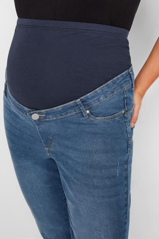 Evans BUMP IT UP MATERNITY Curve Blue Push Up Stretch AVA Jeans