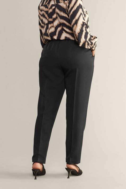 Evans EVANS Curve Black Tapered Trouser