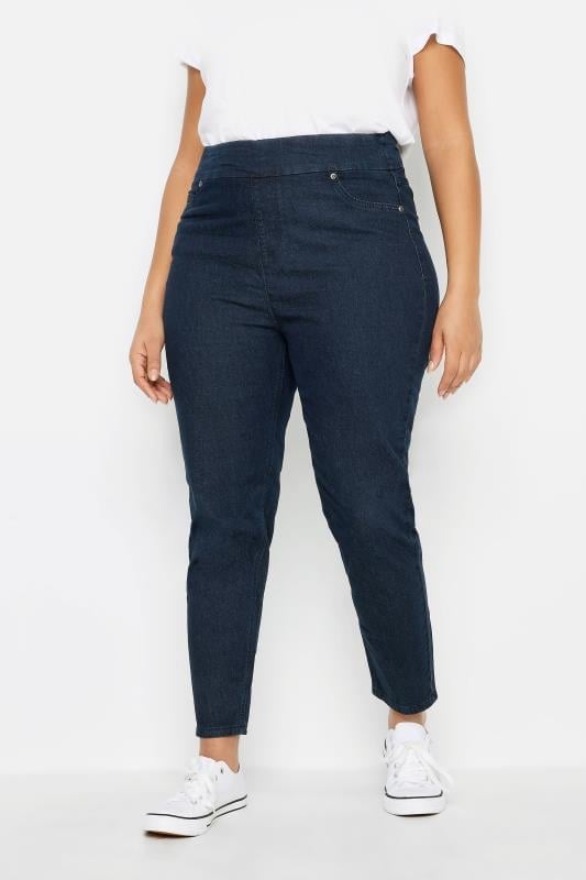 evans Evans Indigo Blue Denim Straight Leg Jeans