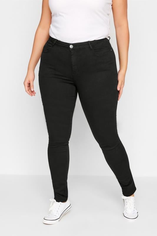Evans LTS Tall Black AVA Stretch Skinny Jeans