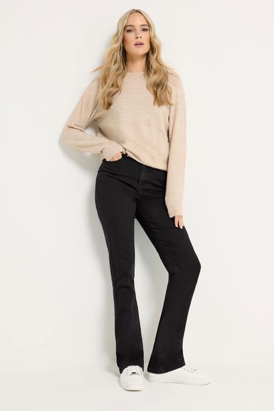 evans LTS Tall Black Bootcut Denim Jeans