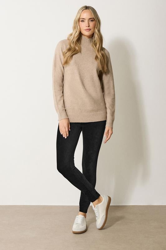 Evans LTS Tall Black Cord Skinny Leggings
