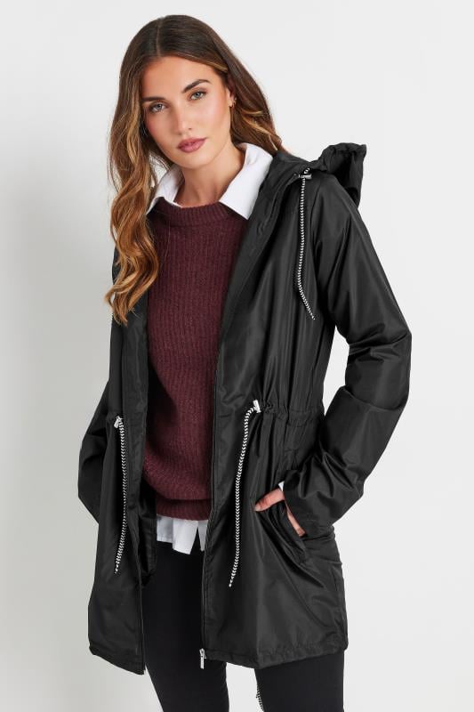 evans LTS Tall Black Pocket Parka