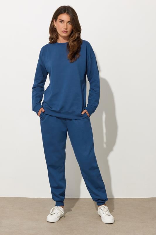 evans LTS Tall Dark Blue Cuffed Jogger