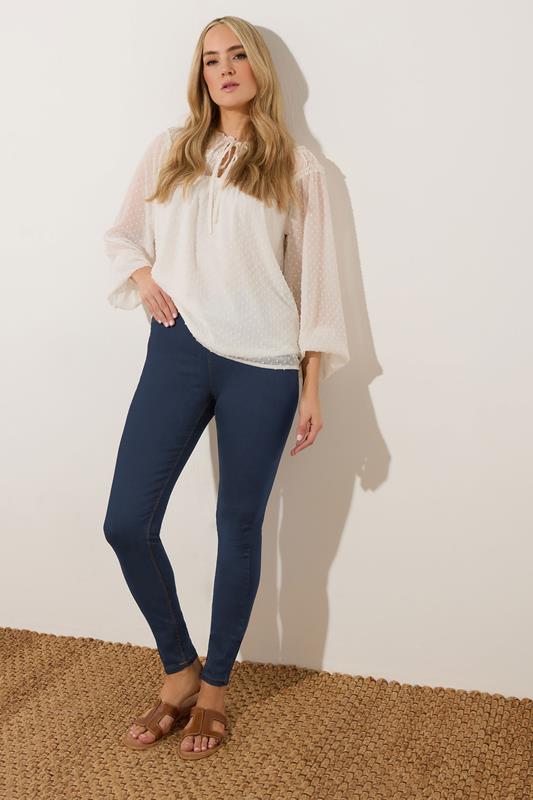 evans LTS Tall Indigo Blue Stretch JENNY Jeggings