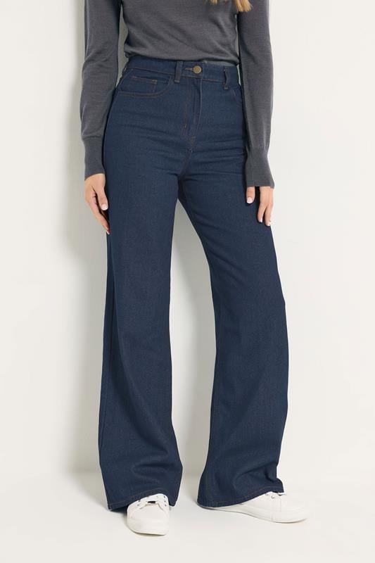 Evans LTS Tall Indigo Blue Wide Leg Jeans