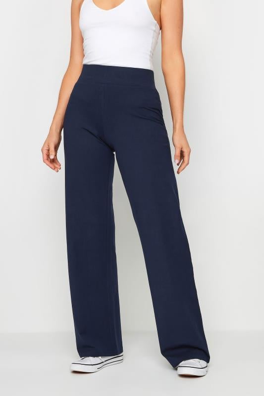 Evans LTS Tall Navy Blue Wide Leg Yoga Pants
