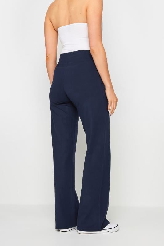 Evans LTS Tall Navy Blue Wide Leg Yoga Pants