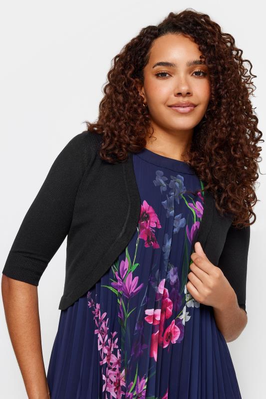 evans M&Co Black Cropped Cardigan