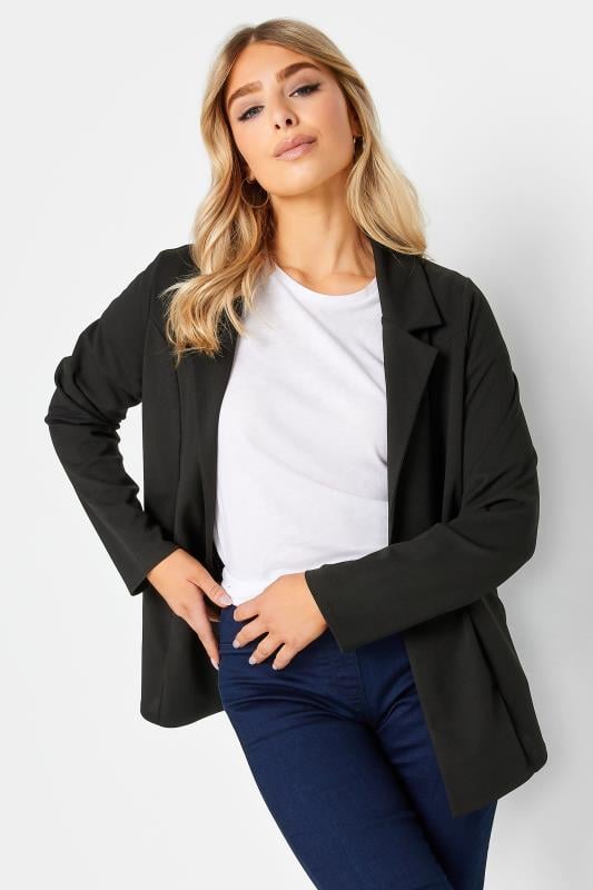 evans M&Co Black Scuba Blazer