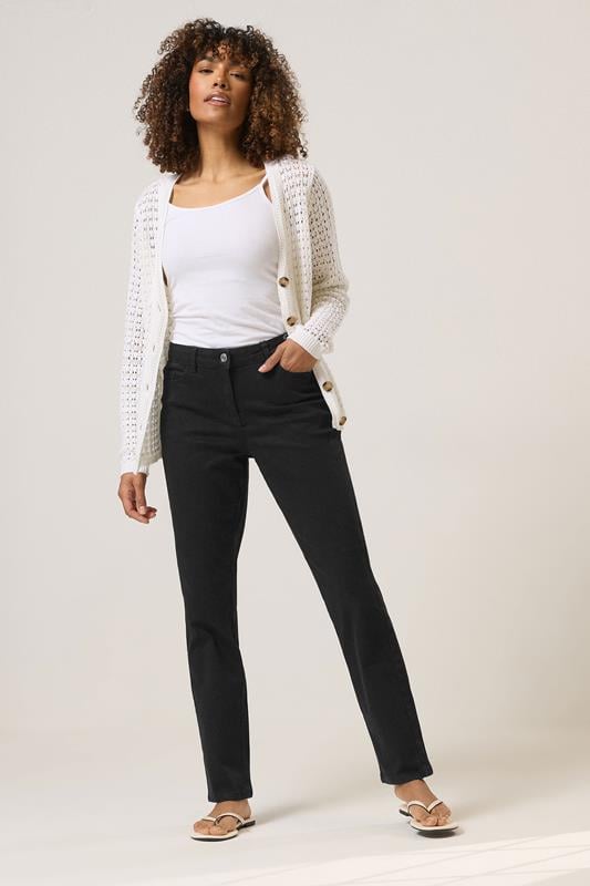 Evans M&Co Black Straight Leg Jeans