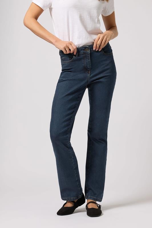 Evans M&Co Indigo Blue Bootcut Jeans