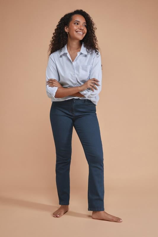 evans M&Co Indigo Blue Straight Leg Jeans