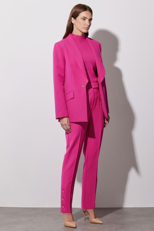 Evans STAR Hot Pink Tailored Blazer