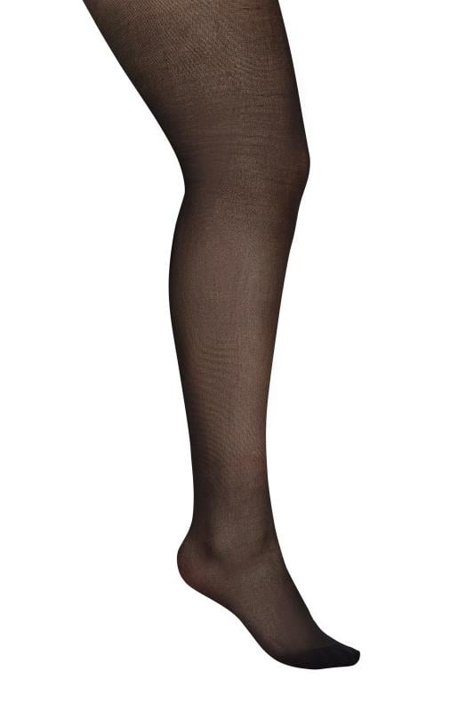 Evans Yours 2 PACK Black 40 Denier Tights
