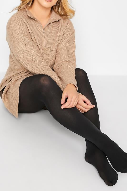 Evans Yours 2 PACK Black 70 Denier Tights
