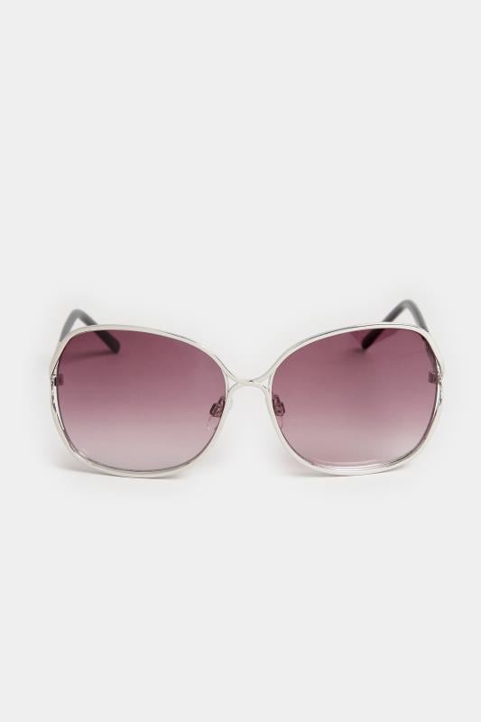 Evans Yours Black Tinted Metal Arm Sunglasses