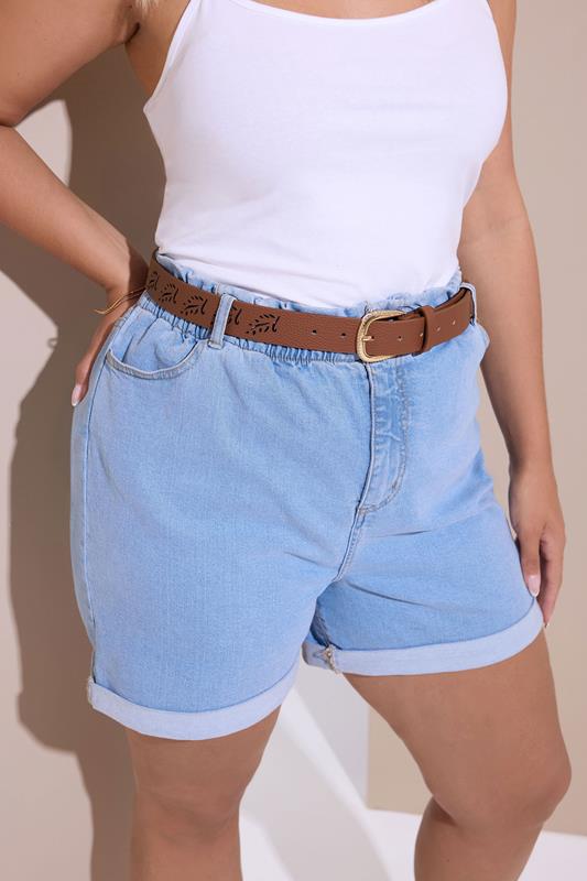 evans Yours Brown Cut Out Belt