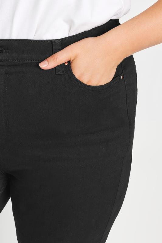 Evans YOURS Curve Black Straight Leg RUBY Jeans
