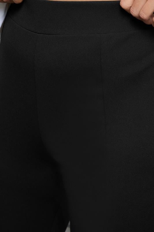 Evans YOURS Curve Black Stretch Tapered Trousers