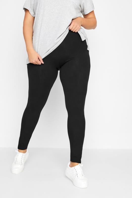 Evans LTS MADE FOR GOOD Tall 2 PACK Black Stretch Cotton Leggings