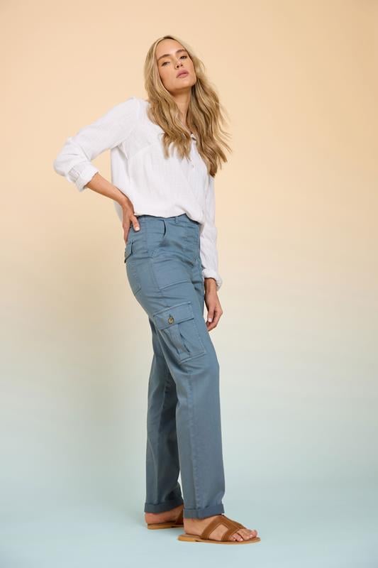 evans LTS MADE FOR GOOD Tall Blue Cargo Chino Jeans