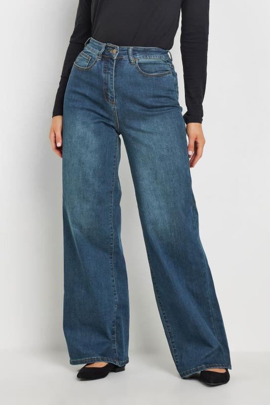 Evans LTS MADE FOR GOOD Tall Blue Wash Wide Leg Jeans