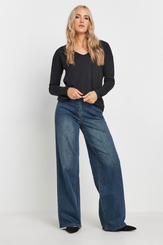 Evans LTS MADE FOR GOOD Tall Blue Wash Wide Leg Jeans