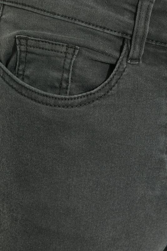 Evans LTS Tall Black Washed AVA Stretch Skinny Jeans