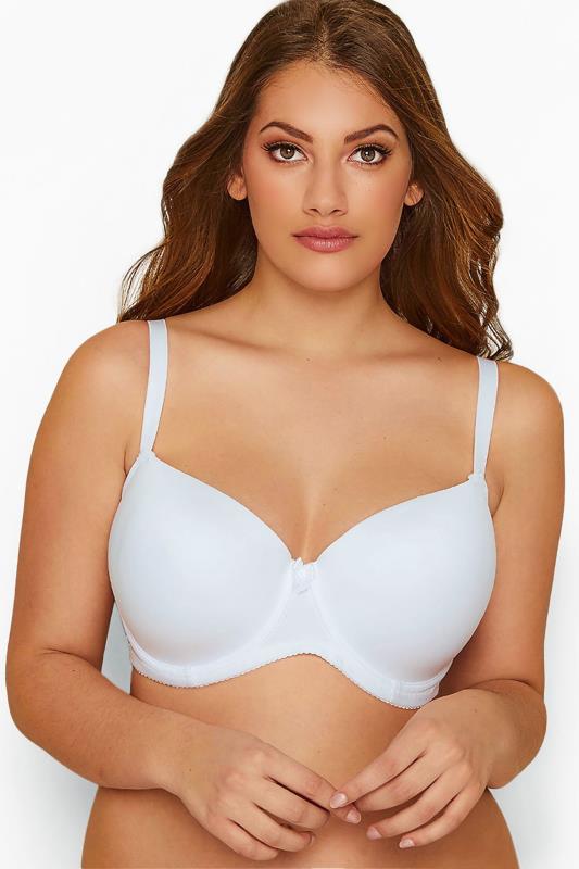 Evans YOURS 2 PACK White & Black Moulded Underwired T-Shirt Bras