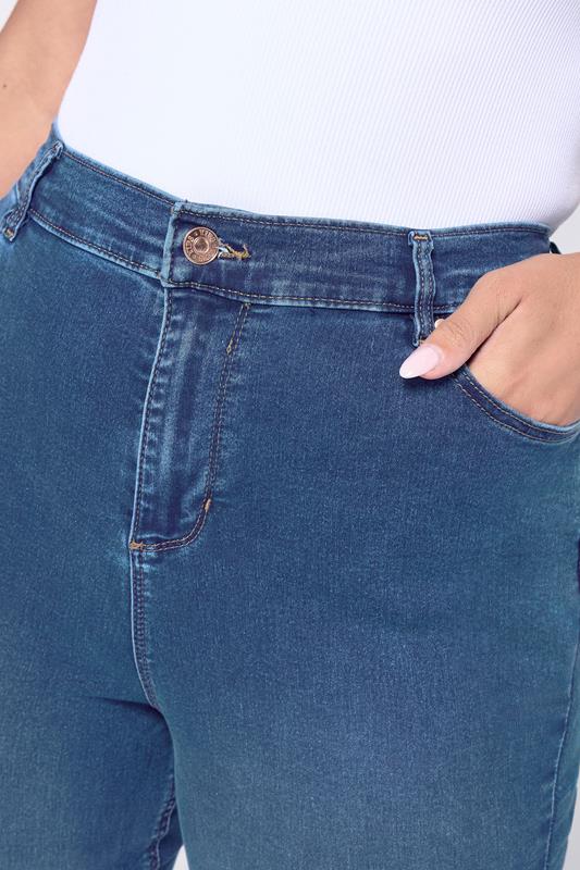 Evans YOURS Curve Mid Blue Bootcut Stretch ISLA Jeans