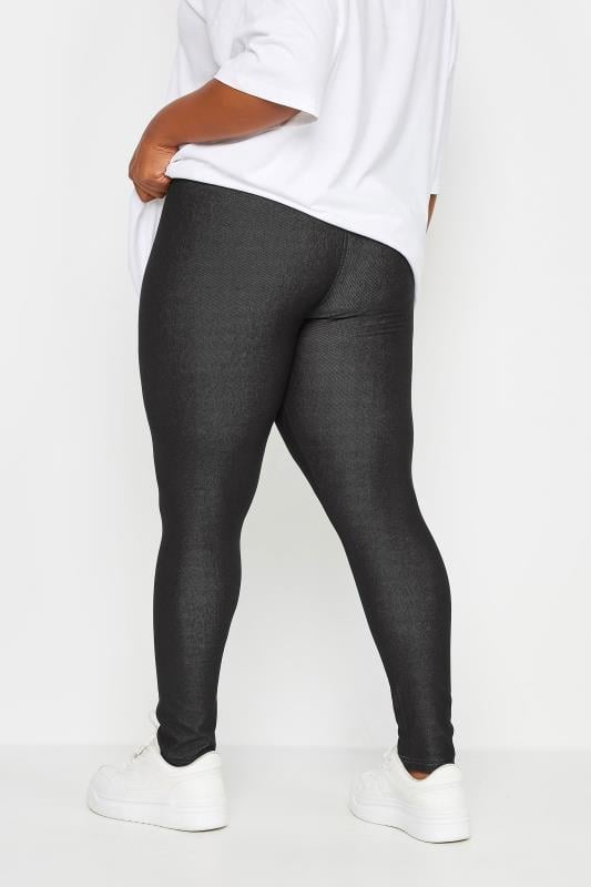 Evans YOURS FOR GOOD Curve Black Jersey Stretch Jegging